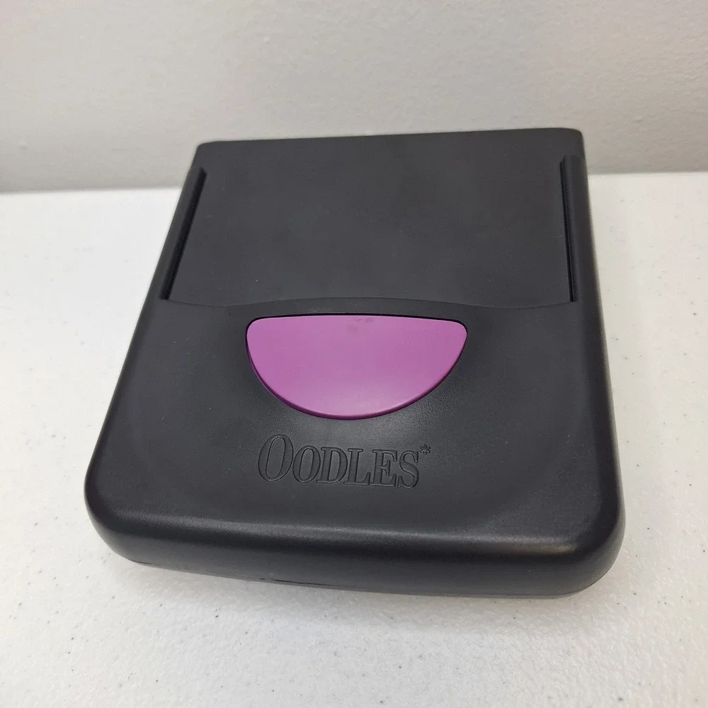 Vintage Milton‎ Bradley Oodles Electronic Word Game Console 1992 Black Purple